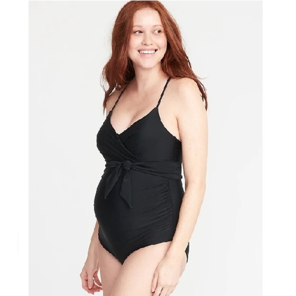 Old Navy Other - NWT Old Navy Maternity Wrap Front Swimsuit XS c110